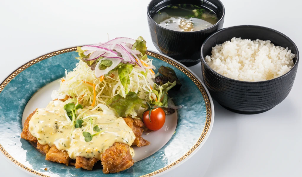 自家製タルタルのチキン南蛮セット