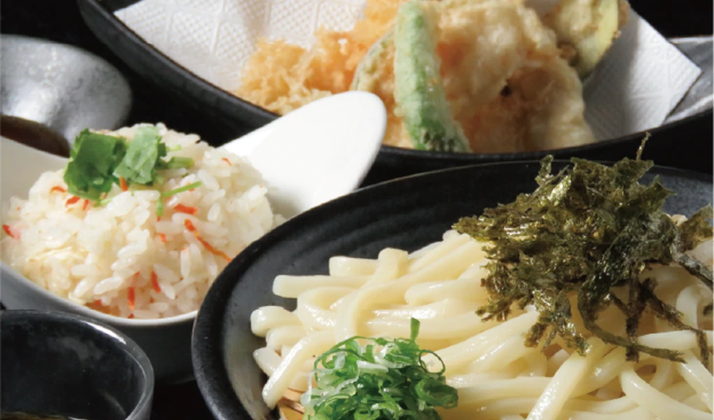 天ざるうどん御膳